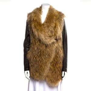 Barbara Bui Fur leather Jacket